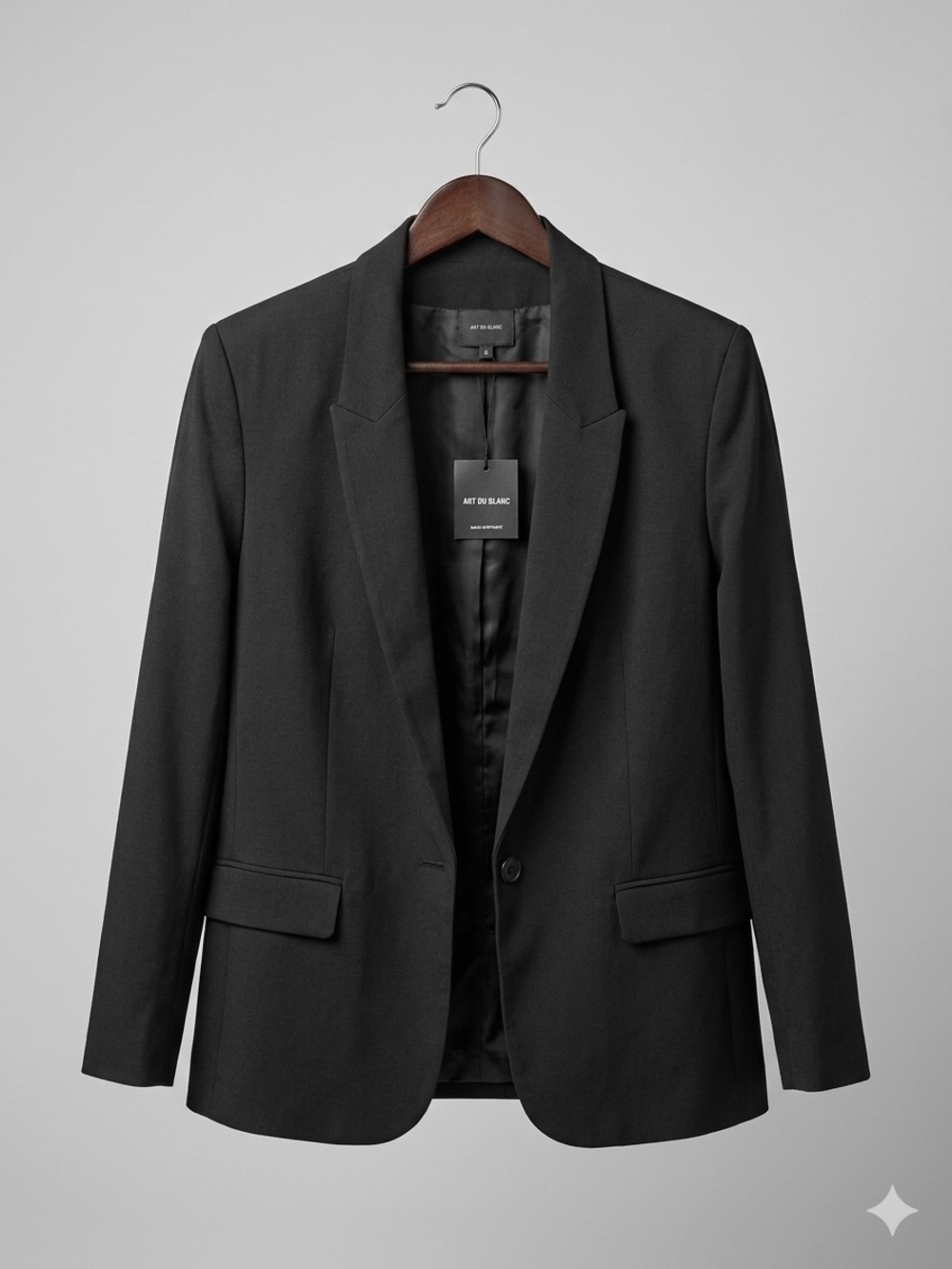 Brand New Art Du Blanc Classic Black Blazer
